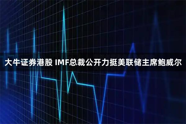 大牛证券港股 IMF总裁公开力挺美联储主席鲍威尔